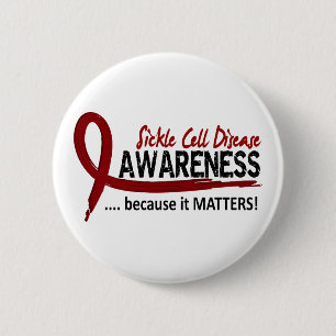 Awareness 2 Sickle Cell Disease 2 Inch Round Button
