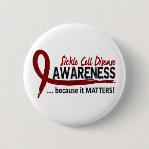 Awareness 2 Sickle Cell Disease Inch Round Button