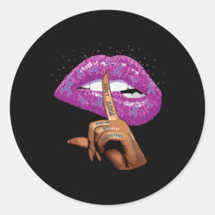 Awareness 3  classic round sticker