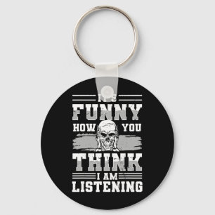 Awareness And Asl Hand Gesture Deaf Pride 3 Keychain