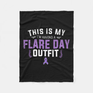 Awareness And Fibromyalgia Spoonie This Is My Flar Fleece Blanket