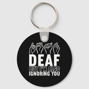 Awareness Asl Sign Language American Sign Language Keychain