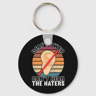Awareness Asl Sign Language American Sign Language Keychain