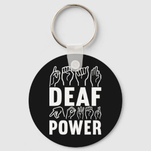 Awareness Asl Sign Language American Sign Language Keychain