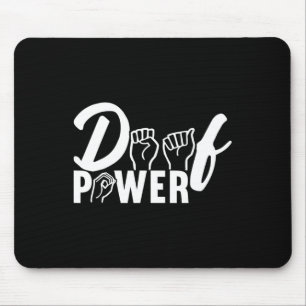 Awareness Asl Sign Language American Sign Language Mouse Pad