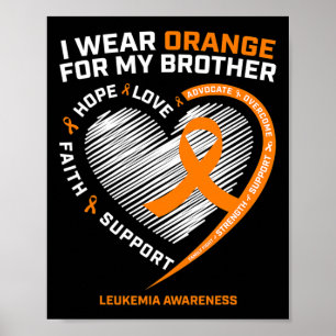 Awareness Brother Kids Leukaemia Awareness Poster
