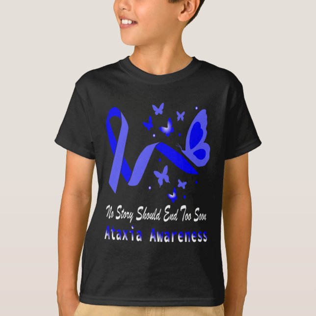 Awareness Butterfly Support  T-Shirt (Front)