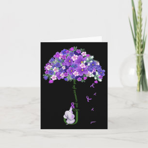 Awareness Cute Elephant I Will Remember For You  Card