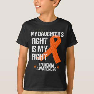 Awareness Daughter Fight Orange Ribbon Gift T-Shirt