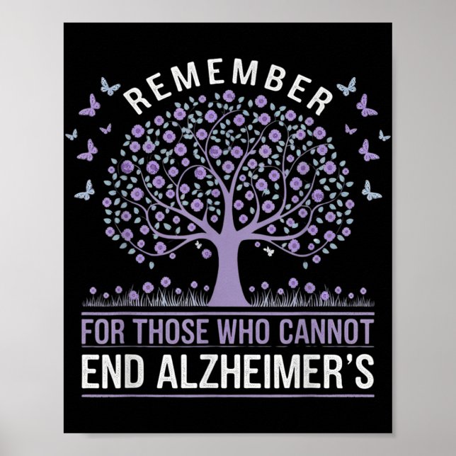 Awareness Dementia Remember For Those Who Cannot H Poster (Front)
