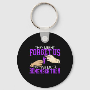 Awareness Dementia Support 1 Keychain