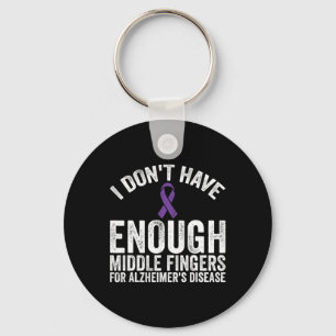 Awareness - Don't Have Middle Fingers For Heimerhe Keychain