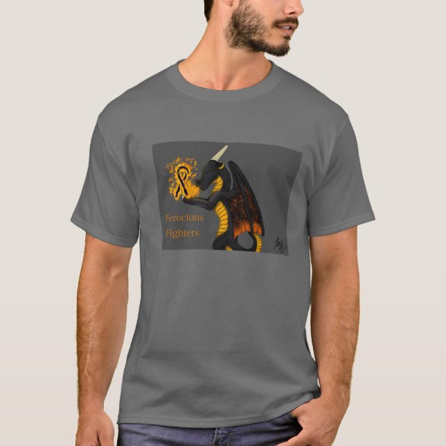 Awareness Dragon - Designed By Catelynn K T-Shirt (Front)