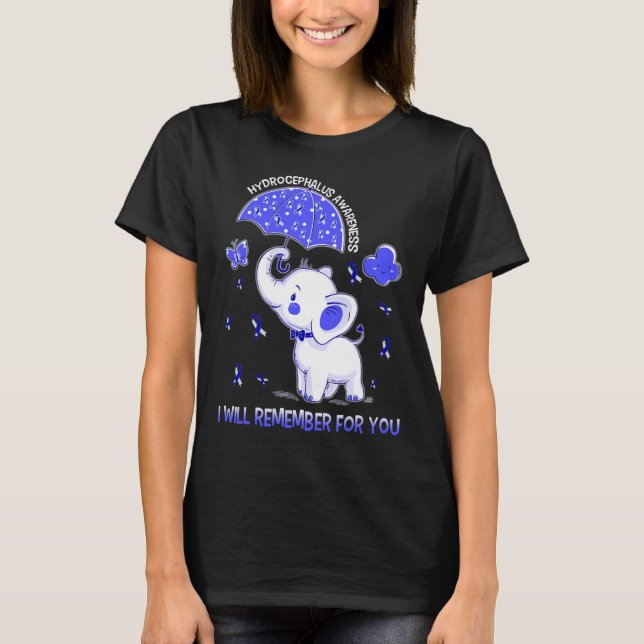 Awareness Elephant  T-Shirt (Front)