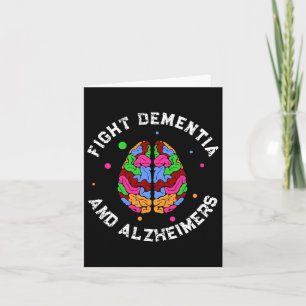 Awareness End Fight Dementia Heimers Card