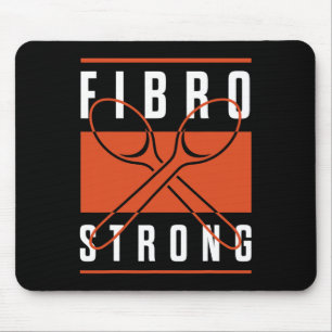Awareness Fibro Strong Graphic Spoons Mouse Pad