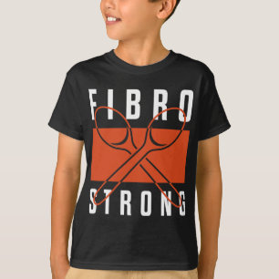 Awareness Fibro Strong Graphic Spoons T-Shirt