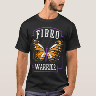 Awareness Fibro Warrior Graphic Butterfly T-Shirt