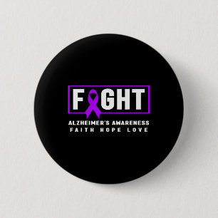 Awareness - Fight Heimer’s Awareness  2 Inch Round Button