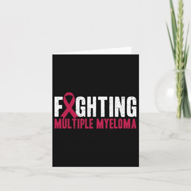 Awareness Fighting Multiple Myeloma Support  Card (Front)