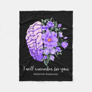 Awareness  fleece blanket