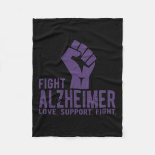 Awareness For Men Love Support Fight  Fleece Blanket
