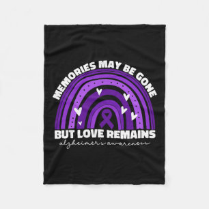 Awareness For Men Women Heimer Memories Fleece Blanket