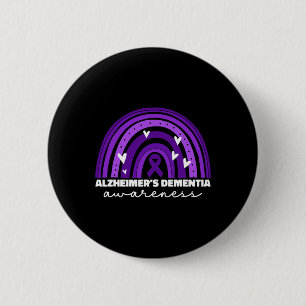 Awareness For Women Heimer Awareness Cute  2 Inch Round Button