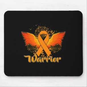 Awareness Fun Warrior Orange Ribbon Gift Mouse Pad