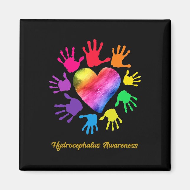 Awareness Hands Hydrocephalus Gift  Magnet (Front)