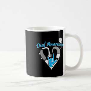 Awareness Hearing Aid Asl Cochlear Implant Coffee Mug