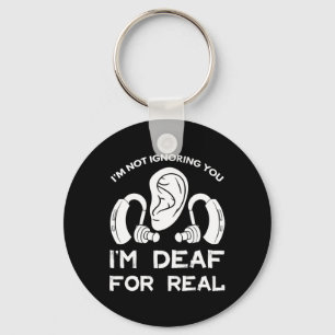 Awareness Hearing Aid Asl Implant Keychain