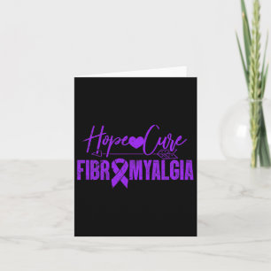 Awareness Hope Cure Fibromyalgia Fibromyositis Gru Card