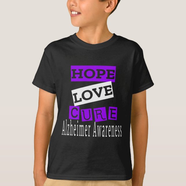 Awareness Hope Love Cure  T-Shirt (Front)