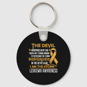 Awareness I Am The Storm Devil  Keychain