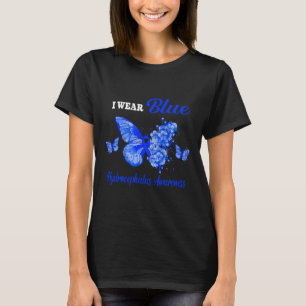 Awareness I Wear Blue Butterfly T-Shirt