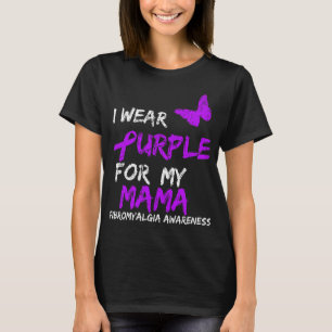 Awareness I Wear Purple For My Mama  T-Shirt