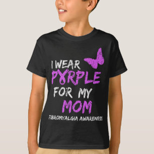 Awareness I Wear Purple For My Mom 4 T-Shirt