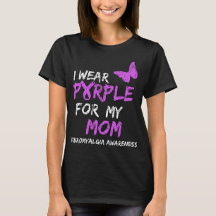 Awareness I Wear Purple For My Mom 4  T-Shirt