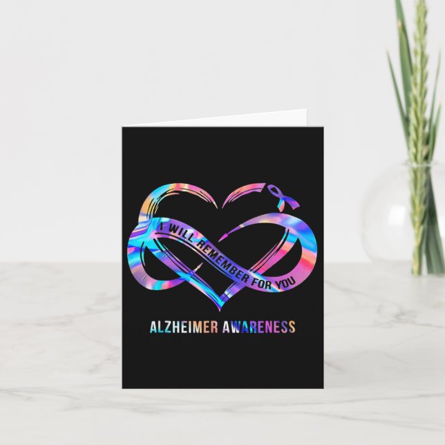 Awareness I Will Remember For You  Card (Front)