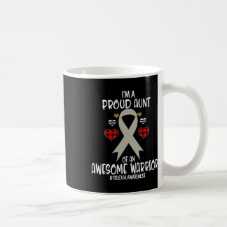 Awareness I'm Proud Aunt Of Awesome Warrior Women  Coffee Mug