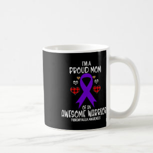 Awareness I'm Proud Mom Of Awesome Warrior  Coffee Mug