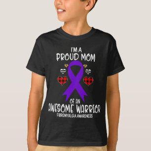 Awareness I'm Proud Mom Of Awesome Warrior T-Shirt