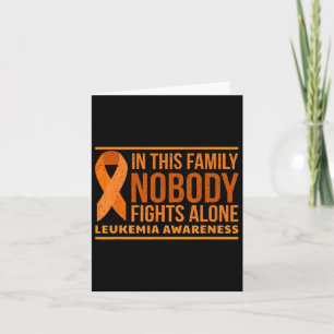 Awareness In This Family Nobody Fights Alone Card