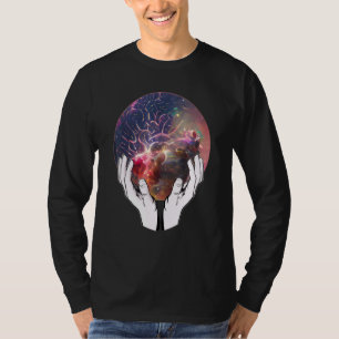 Awareness Love Heart Brain Coherence Mediation T-Shirt