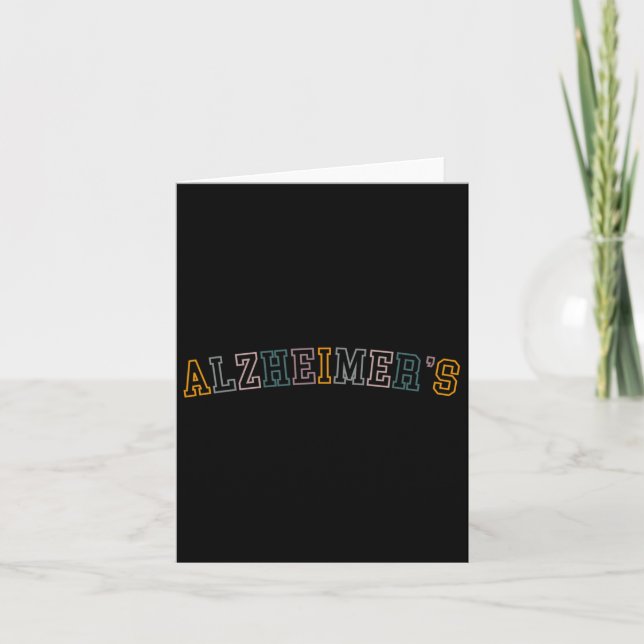Awareness Love Never Forgets  Card (Front)
