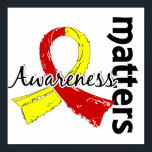 Awareness Matters 7 Hepatitis C Poster<br><div class="desc">To see this design for over 75 additional causes as well as our complete Hepatitis C Collection, please visit the Hepatitis C Section of our Shop, Display your commitment to advocating awareness for Hepatitis C with Awareness Matters t-shirts, apparel, merchandize, and gifts featuring contrasting text fonts and a grunge-style red...</div>