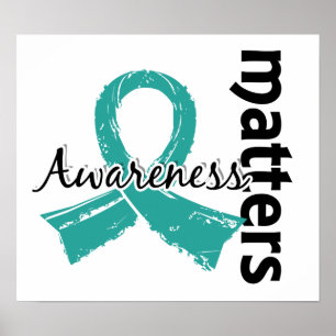 Awareness Matters 7 Ovarian Cancer Poster