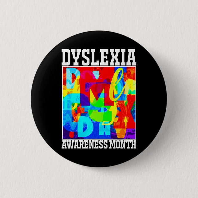Awareness Month 6  2 Inch Round Button (Front)