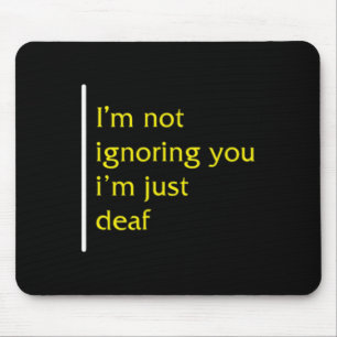 Awareness Month Asl Language Support Not Ignoring  Mouse Pad